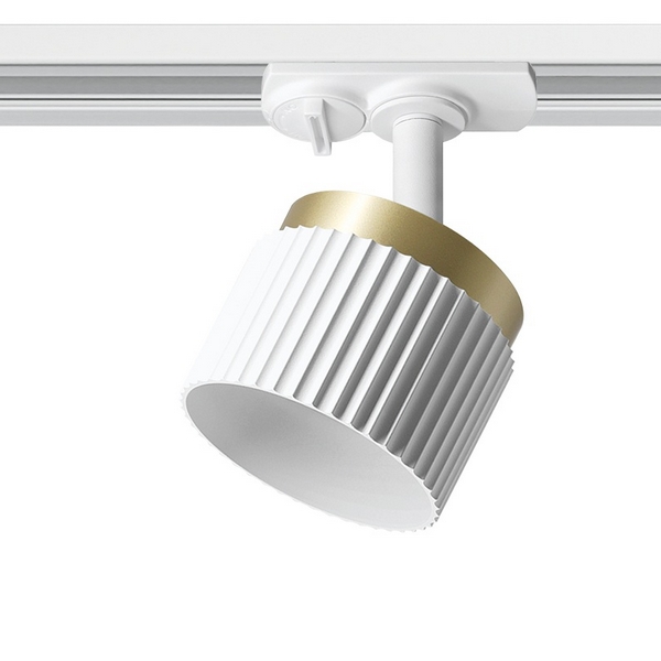 

Трековый светильник однофазный Wolta WTL-GX53/19WG под лампу GX53 белый / Золотой MUSE, Wtl-19 WTL-GX53/19WG