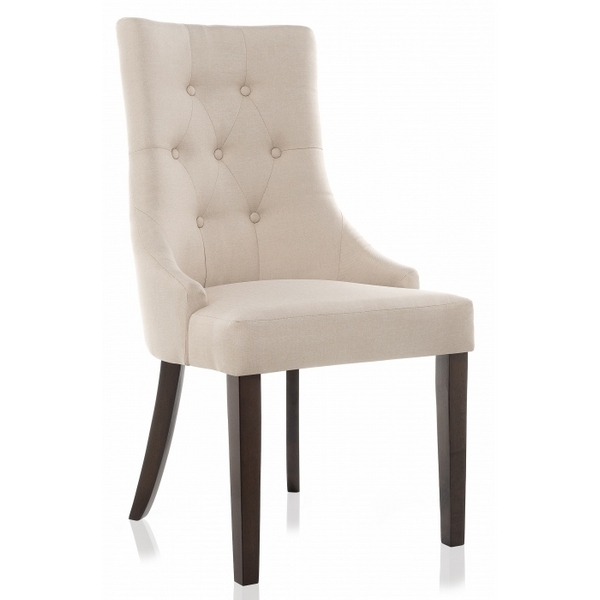 

Стул Woodville Elegance dark walnut / fabric cream 11027, Elegance 11027