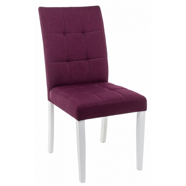 

Деревянный стул Madina white / fabric purple 11032 (Woodville), Madina 11032
