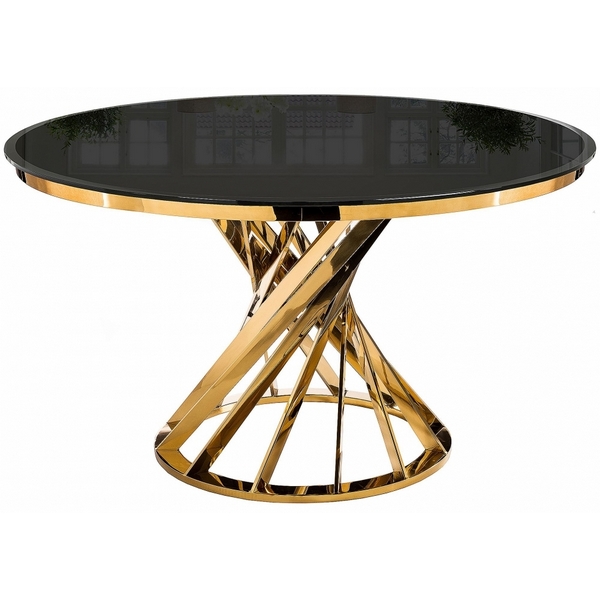 

Стол Woodville Twist gold / black 11642, Twist 11642