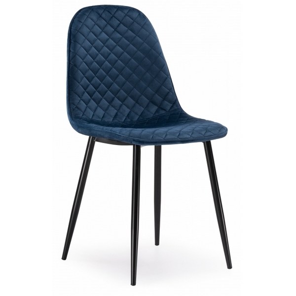 

Стул Woodville на металлокаркасе Capri dark blue / black 11947, Capri 11947