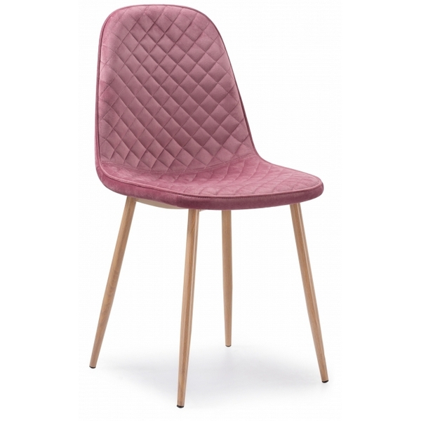 

Стул Woodville на металлокаркасе Capri pink / wood 11949, Capri 11949