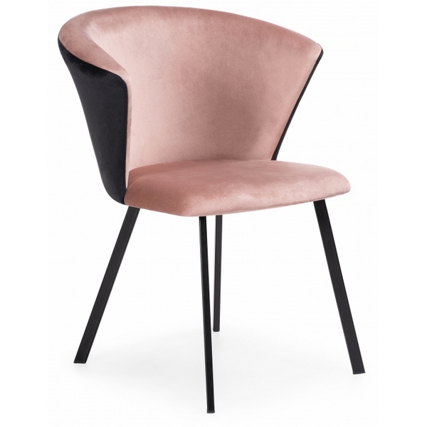 

Стул на металлокаркасе Gema black / pink / black 11990 (Woodville), Gema 11990