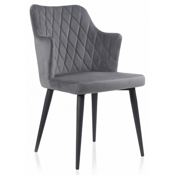 

Стул на металлокаркасе Velen dark gray 15027 (Woodville), Velen 15027