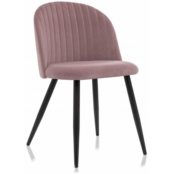

Стул Woodville на металлокаркасе Gabi 1 light purple / black 15085, Gabi 15085