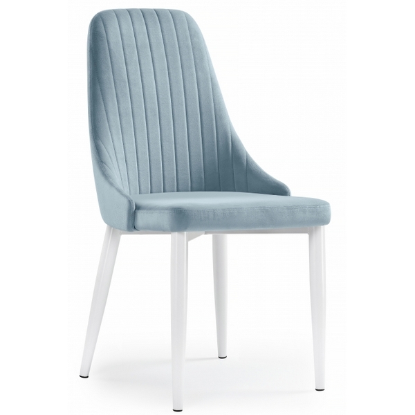 

Стул Woodville на металлокаркасе Kora light blue / white 15095, Голубой, Kora 15095