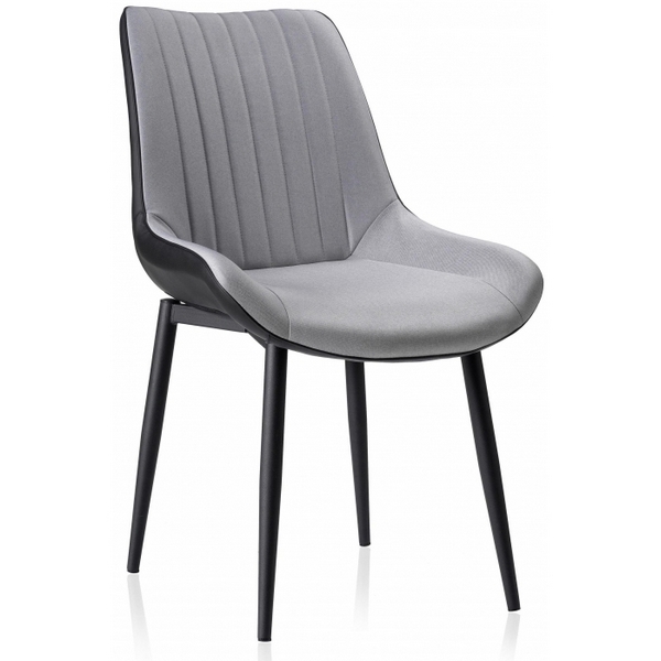 

Стул на металлокаркасе Seda black / light gray 15105 (Woodville), Seda 15105