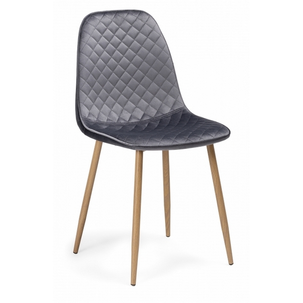 

Стул Woodville на металлокаркасе Capri dark gray / wood 15133, Capri 15133