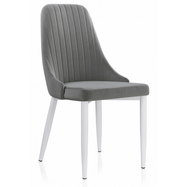 

Стул Woodville на металлокаркасе Kora white / gray 15221, Kora 15221