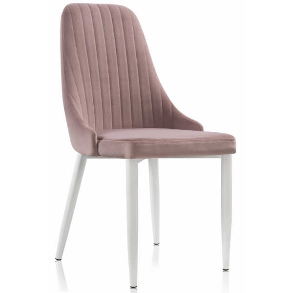 

Стул Woodville на металлокаркасе Kora white / light purple 15233, Фиолетовый, Kora 15233