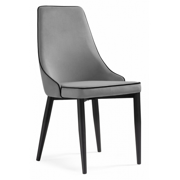 

Стул Woodville на металлокаркасе Kora 1 gray / black 15275, Серый, Kora 15275