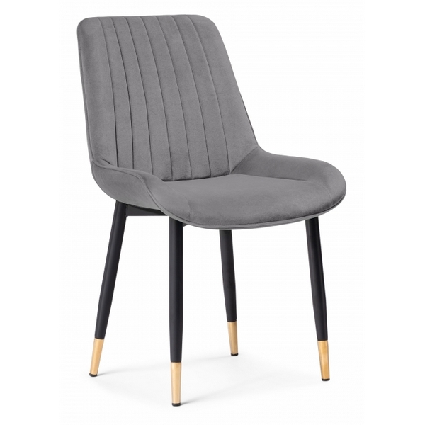 

Стул Woodville на металлокаркасе Seda 1 dark gray / gold / black 15285, Seda 15285