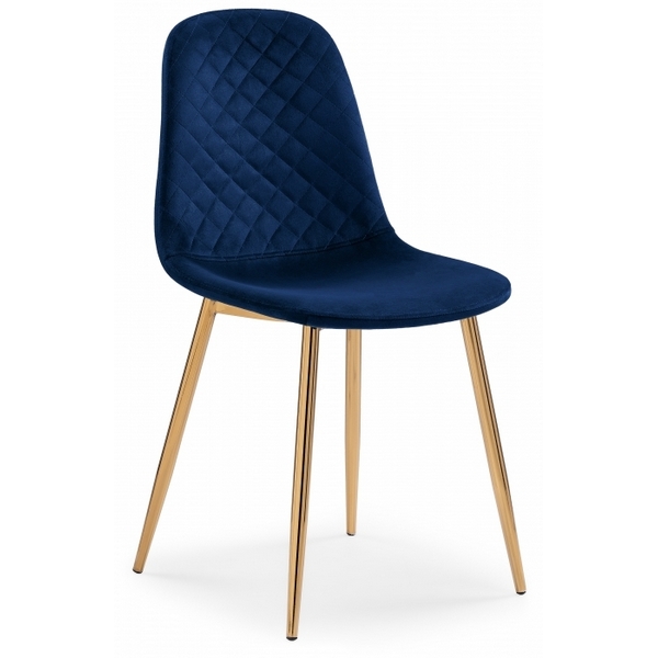 

Стул Woodville на металлокаркасе Dabl dark blue / gold 15290, Синий, Dabl 15290