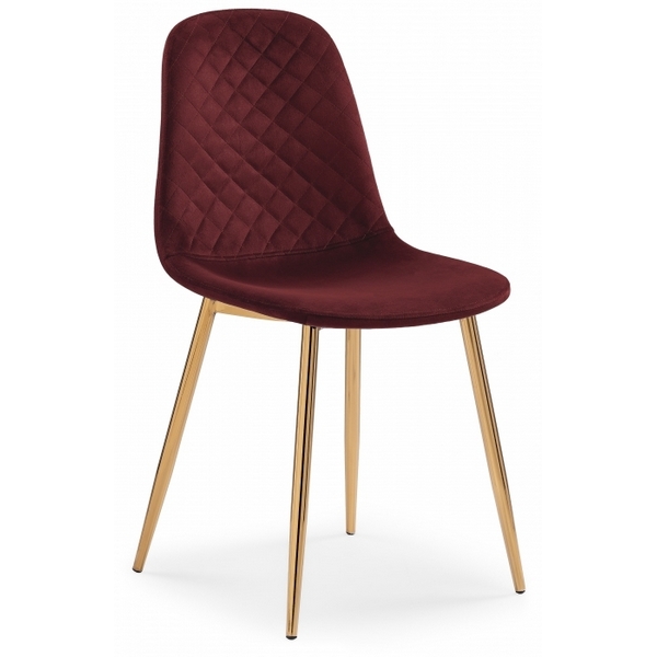 

Стул Woodville на металлокаркасе Dabl wine red / gold 15293, Dabl 15293