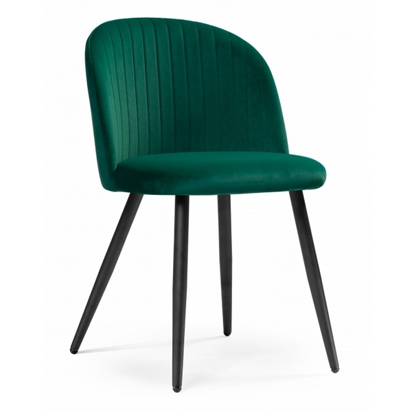 

Стул Woodville на металлокаркасе Gabi 1 dark green / black 15352, Gabi 15352