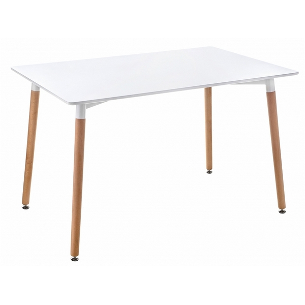 

Стол Woodville Table 110 white / wood 15356, Белый, Table 15356