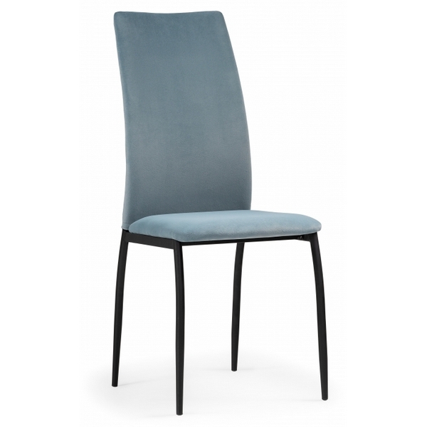 

Стул Woodville на металлокаркасе Tod light blue / black 15360, Tod 15360