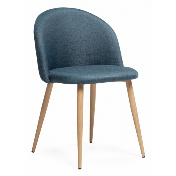 

Стул Woodville на металлокаркасе Aldo blue / wood 15369, Синий, Aldo 15369