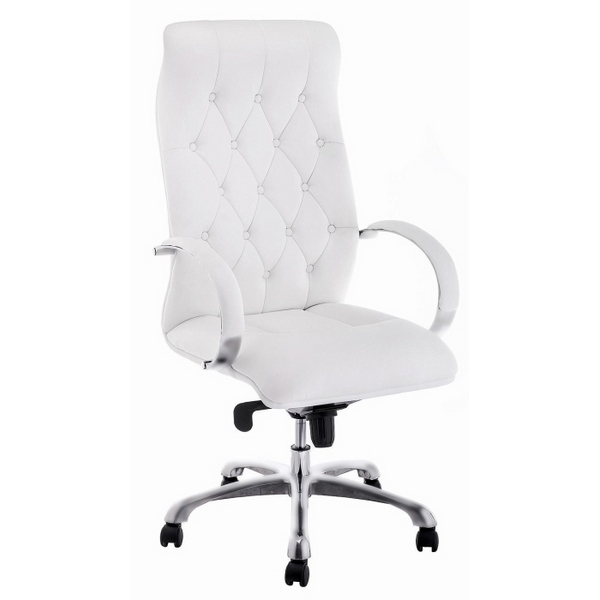 

Компьютерное кресло Woodville Osiris white / satin chrome 15425, Osiris 15425