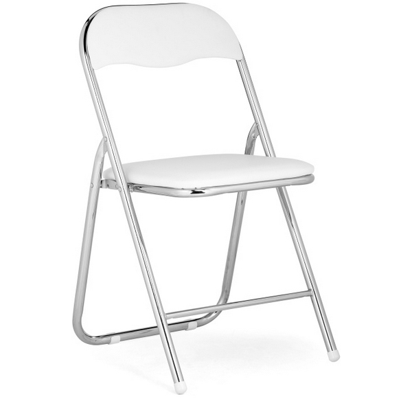 

Стул Woodville на металлокаркасе Fold 1 складной white / chrome 15480, Fold 15480