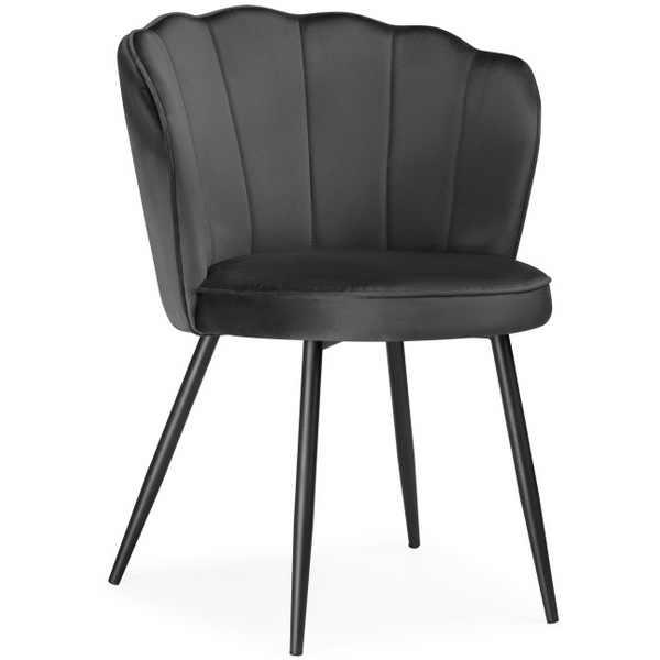

Стул Woodville на металлокаркасе Coral grey / black 15583, Coral 15583