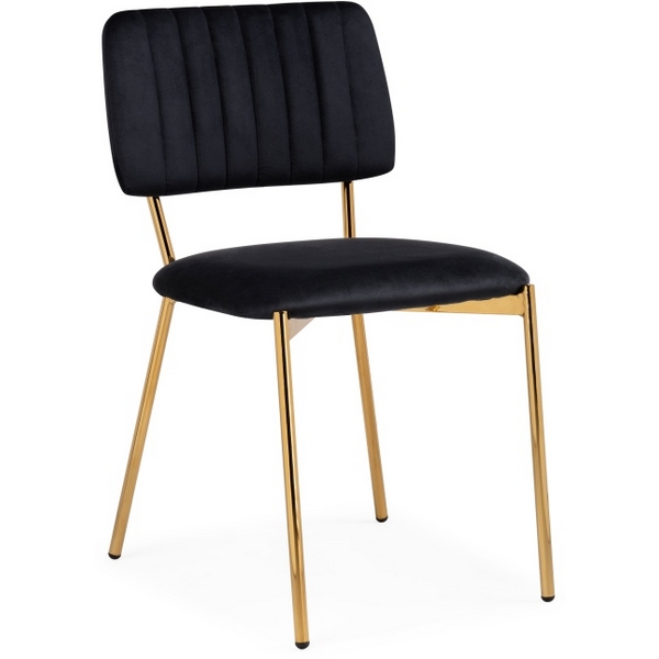 

Стул Woodville на металлокаркасе Armond black / gold 15650, Armond 15650