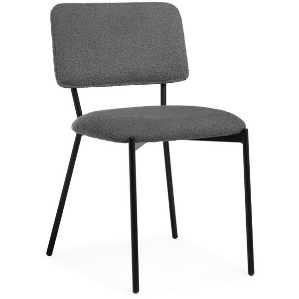 

Стул Woodville на металлокаркасе Reparo dark gray / black 15660, Reparo 15660