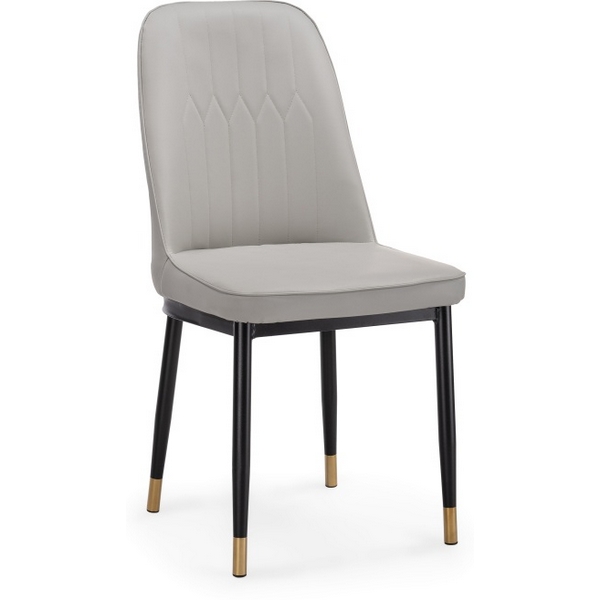 

Стул на металлокаркасе Woodville Flor light gray / black, Алиссум 15736