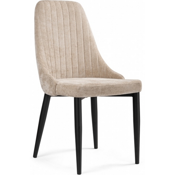 

Стул на металлокаркасе Woodville Kora black / beige, Kora 15753