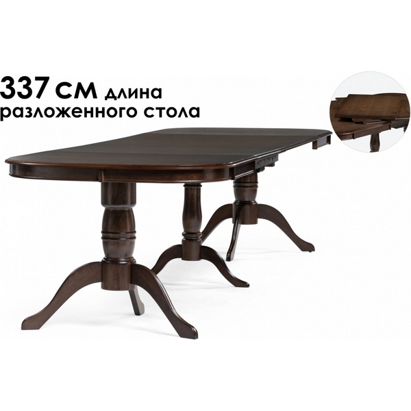 

Деревянный стол Louvre 160 (Louvre 160(337)х106х76 tobacco) Woodville арт.15803, Louvre 15803