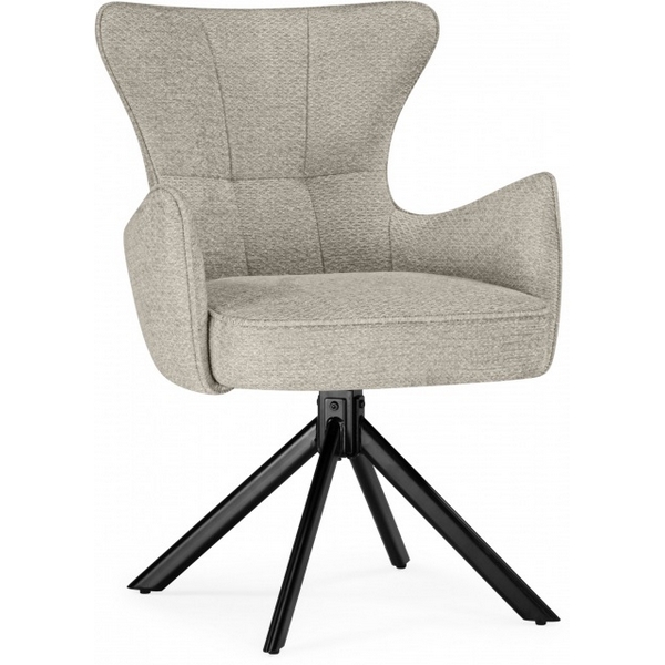 

Стул на металлокаркасе Woodville Atlanta beige / black крутящийся арт.15831, 15831