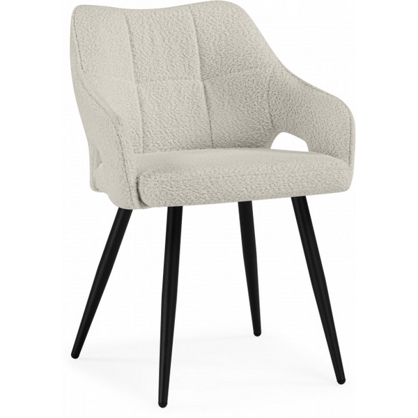 

Стул на металлокаркасе Woodville Hera beige / black арт.15844, 15844