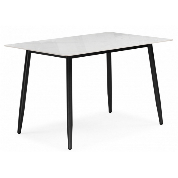 

Кухонный стол Woodville Rion 120 белый мрамор / черный, 15906