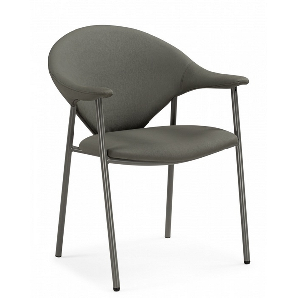 Изображение товара Стул обеденный на металлокаркасе Vigo gray для кухни и столовой