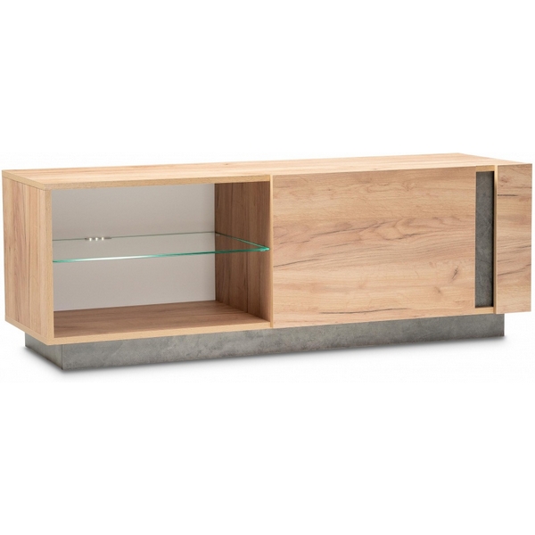 

ТВ-тумба Арчи 31321 (Арчи 10.85 дуб золотой craft / камень темный U3705) Mobi арт.339644, Арчи 339644