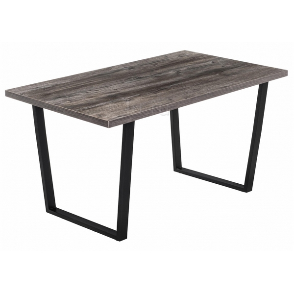 

Стол Woodville Эльпатия 130 дуб рошелье / черный матовый 420993, Темное дерево, Эльпатия 420993
