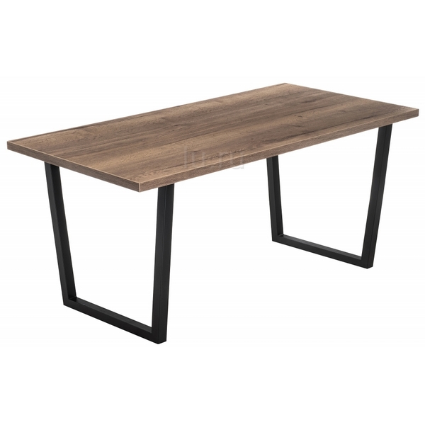 

Стол Woodville Эльпатия 150 дуб велингтон / черный матовый 420994, Темное дерево, Эльпатия 420994