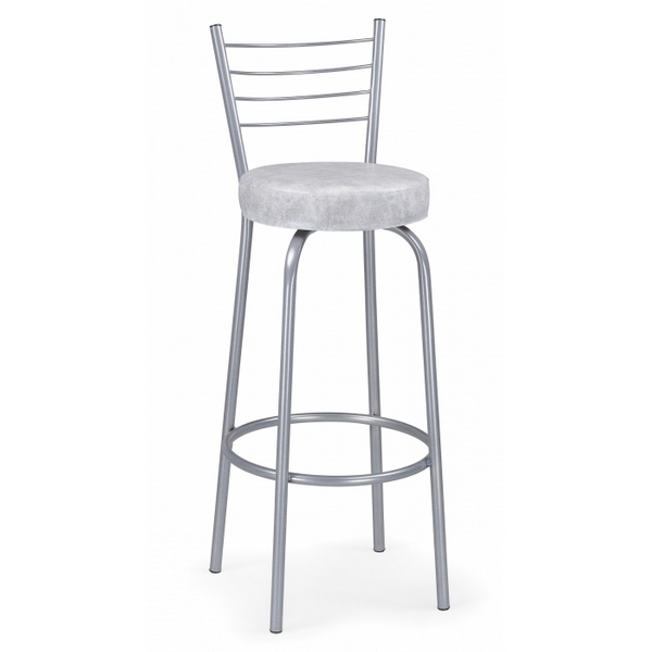 Барный стул белый мрамор / светлый мусс Woodville Kuroda 490088