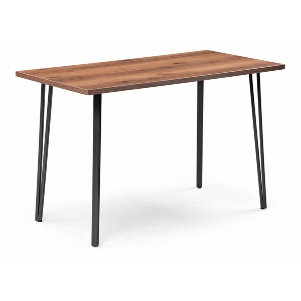 

Стол деревянный мм дуб делано темный / черный матовый Woodville 506941, Стол 506941