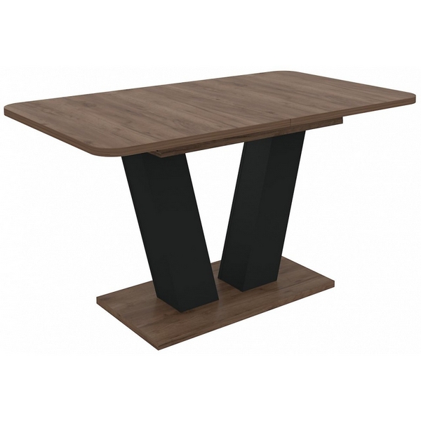 

Кухонный стол Woodville Сиатан дуб табачный / графит, 514763