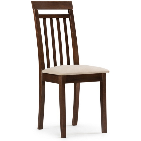 

Стул деревянный Woodville Лорнис сливочный раф / темный орех 527067, Лорнис 527067