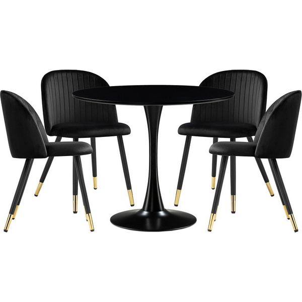 

Стол кухонный Woodville Иемура black / gold, Аринай 528363