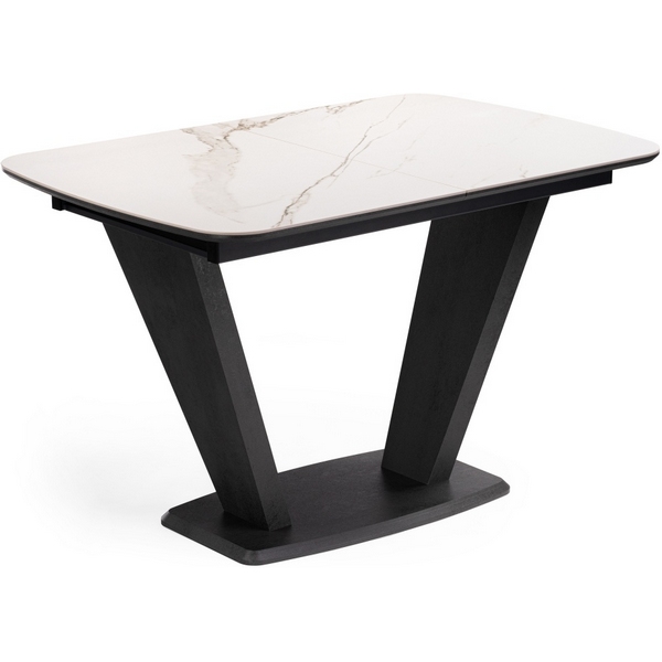 

Стол с центральной вставкой на тумбе Woodville Петир 120х80х75 белый мрамор/графит/темный камень 532376 (прямоугольная столешница), Петир 532376