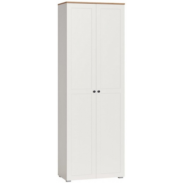 

Шкаф Опра 16.307 (Опра 16.307 белый PE шагрень / дуб золотой craft) Mobi арт.560062, Опра 560062