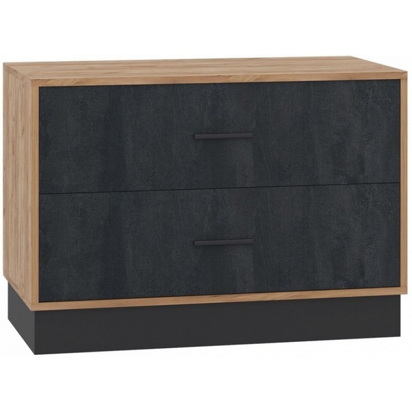 

ТВ-тумбы Woodville Леви 85 дуб крафт золотой / черный / угольный камень, Леви 567676