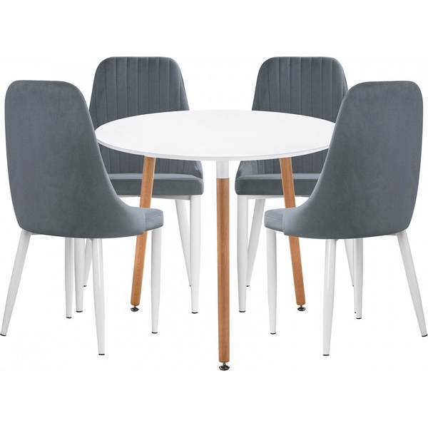 

Стол кухонный Woodville Уин 80 white / gray, Белый, Обеденная 579107