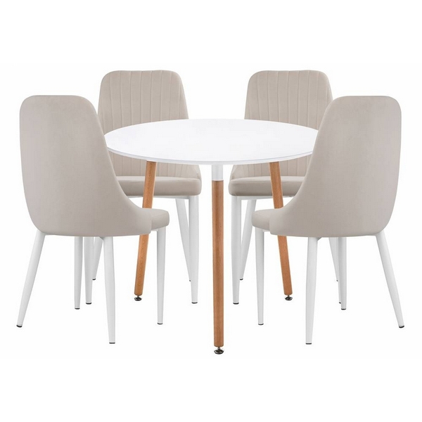 

Стол кухонный Woodville Стол кухонный Уин 90 white / beige, Уин 579111