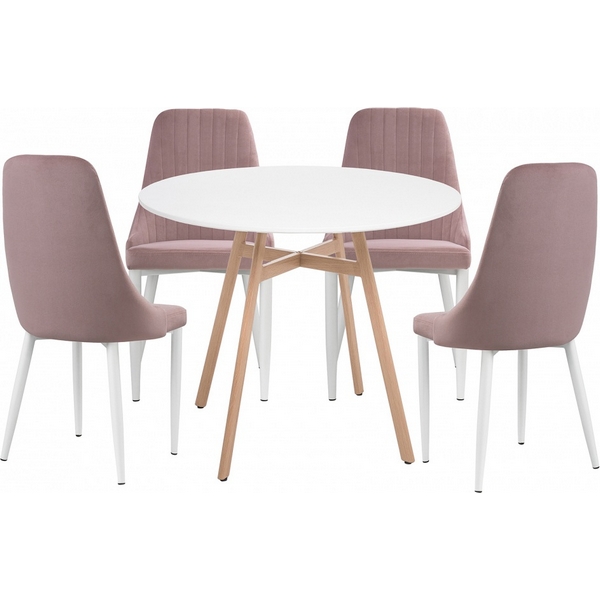 

Стол кухонный Woodville Ада white / light purple, Ада 579115