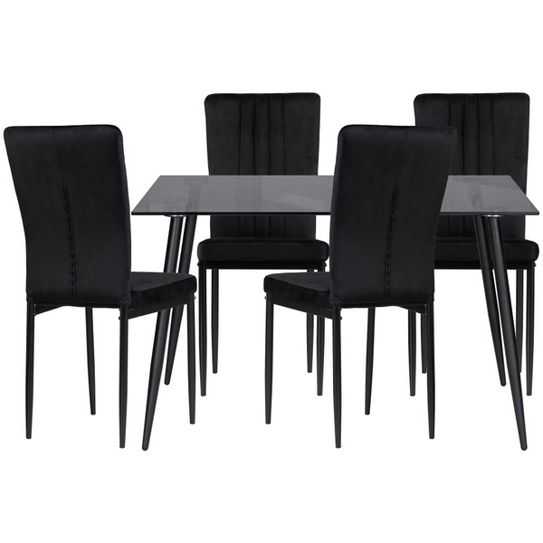 

Обеденная группа Woodville Эрнал (Металл, Ткань, Стекло) арт.599453, Эрнал 599453