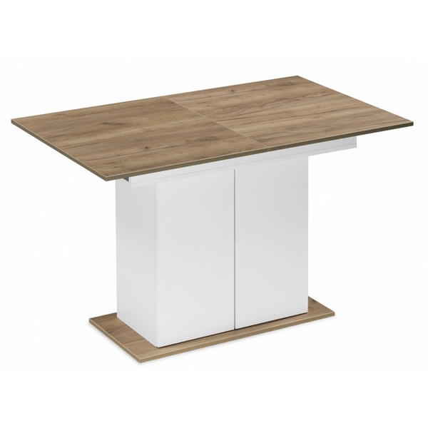 

Кухонный стол Woodville Carla белый / крафт золотой, 621111